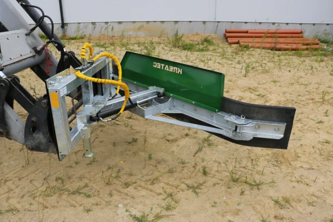 Gummischieber hydraulisch, verzinkt KR-ZG-H